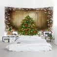 thumbnail image 3 of Tapiz de Navidad 3D Decoración para colgar el dormitorio Sala de Dormitorio 71inch Home Tabletop Centerpiece Árbol de Navidad perfecl Tapicería de pared navideña, 3 of 6
