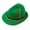 Green#, variant on Fashion Felt Fedora Hat Wide Oktoberfest German Jazz Hat