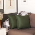 thumbnail image 2 of Set of 2 Green Modern Square Throw Pillows, 2 of 5
