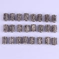 thumbnail image 4 of 24pc Viking Rune Beads for Dreadlocks, Hair Jewelry Charms with Norse Symbols for Braiding, DIY Viking Hair Accessories, Alloy Large Hole Beads for Braids & Hair Decor (24 Pieces), 4 of 7