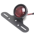 thumbnail image 4 of Luz trasera de freno roja redonda para Harley Cafe Racer Chopper Bobber (negro) Tmvgtek Accesorios para autos y motos, 4 of 6