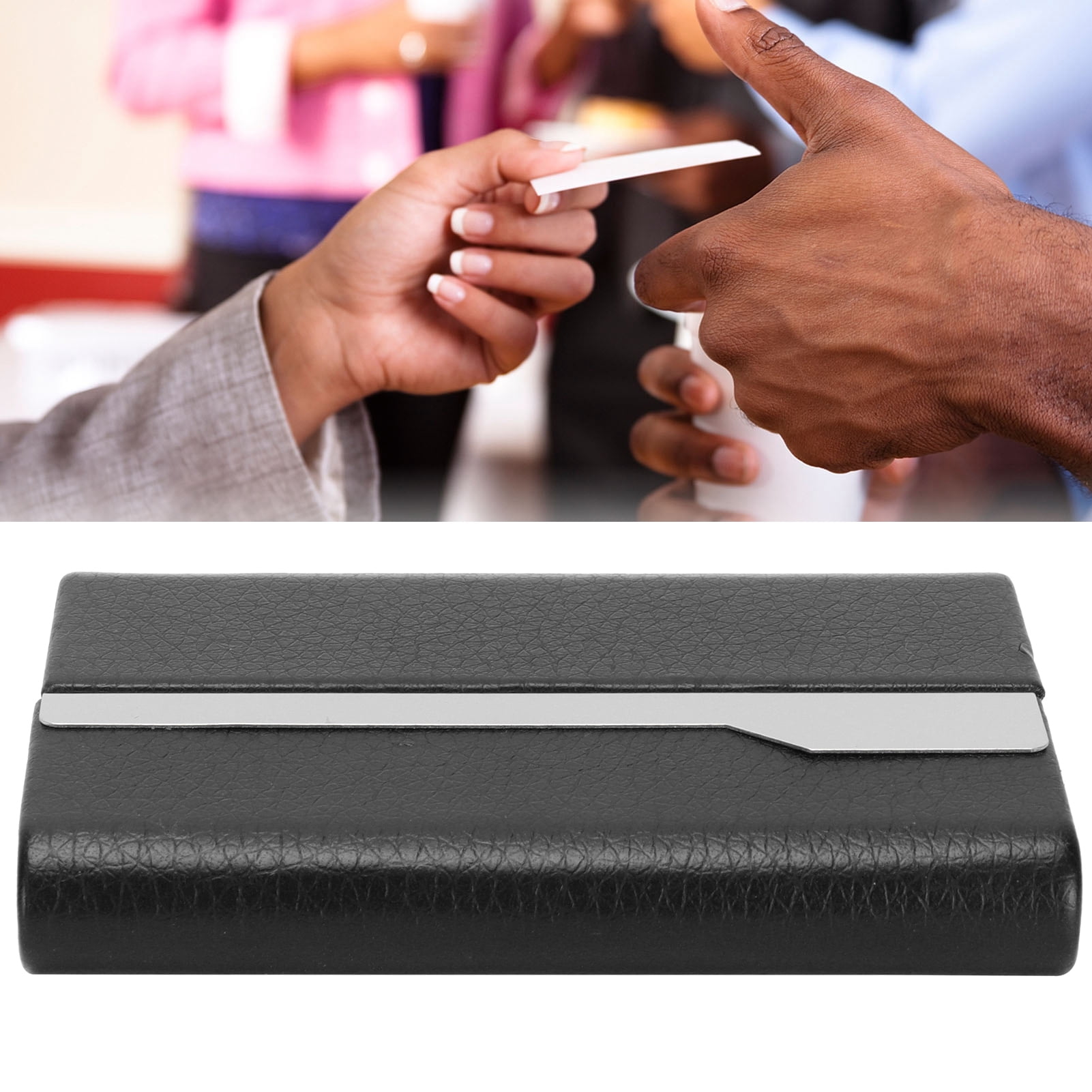 Name Card Box Business Card Holder Large Capacity Name Card Box Storage