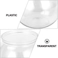 thumbnail image 3 of MasteelfCA 2 Pcs Aquariums en Plastique Transparents Petits Aquariums Ménagers Aquariums à Poissons Rouges, 3 of 7
