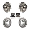 thumbnail image 1 of Transit Auto Front Hub Bearing Assembly Coated Disc Brake Rotors and Ceramic Pads Kit for Car Ford Transit-250 Transit-150 with 5 Lug Wheels Without 4600 Lb Axle KBB-121020, 1 of 11