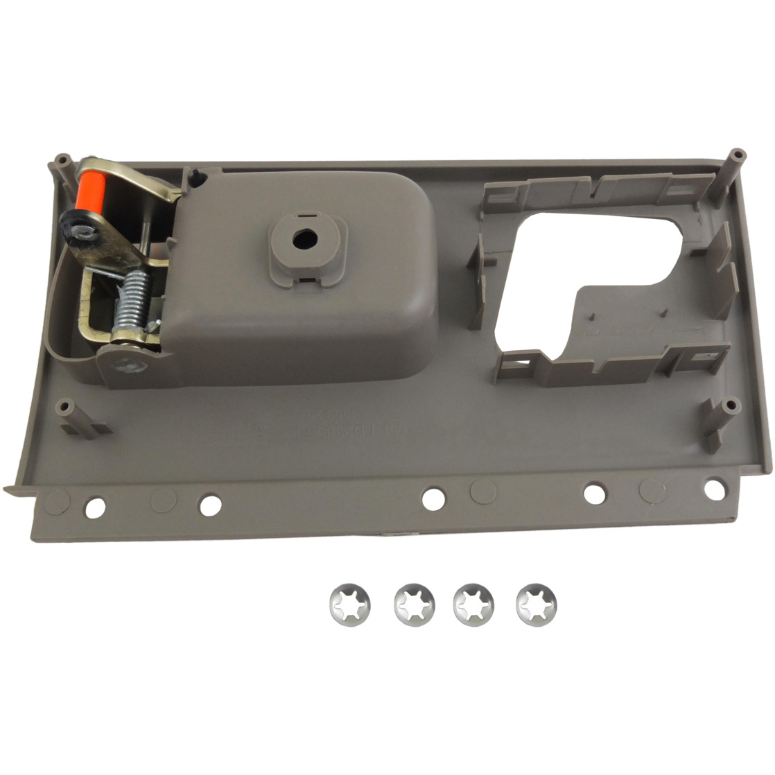 Dorman 80472 Front Driver Side Interior Door Handle for Specific Lincoln Models, Chrome; Gray