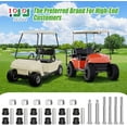 thumbnail image 2 of 10L0L Golf Cart Rear Leaf Spring Bushing Sleeve & Screw Nut for EZGO TXT Medalist Club Car DS,Replaces OEM Part # 70289-G02 70291-G01 14158-G1, 2 of 7