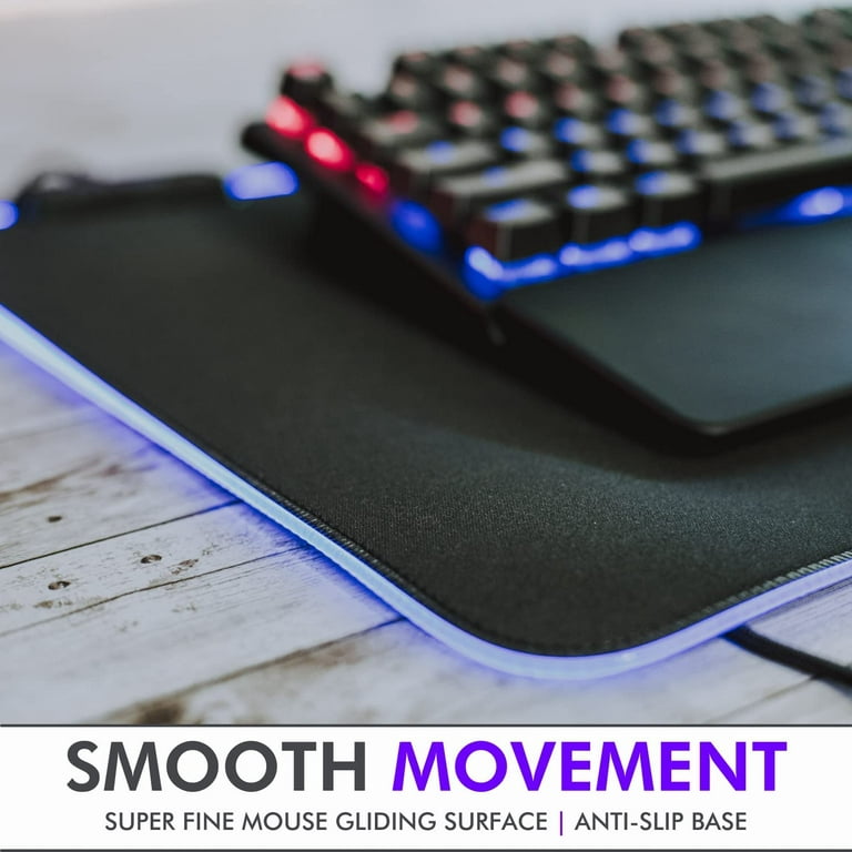 Tilted Nation Bone White Gaming Mouse Pad RGB - Create Your Dream Setup