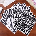 thumbnail image 2 of 8 Sheets Letter And Number Stickers Adhesive Letter Stickers Alphabet Stickers Number Decals, 2 of 8