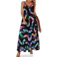 thumbnail image 1 of Experimento Candyland Vestido sin mangas Vestido largo de mujer Conjuntos elegantes para mujer Vestido de noche para mujer Vestidos sueltos elegantes para mujer, 1 of 7