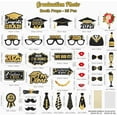 thumbnail image 3 of 2025 Graduation Photo Booth Props - 35 Pcs Graduation Photo Props Set, Class of 2025 Grad Decor for All Ages of Graduates, Black and Gold Photo Props for Graduation Party Decorations Supplies Favors, 3 of 9