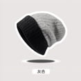 thumbnail image 6 of SikaFu Wool Cap Female Simplicity Double -Colored Splicing Autumn And Winter Korean Version Of The Two -Sided Versatile Warm And Cold Anti -Cold Baotou Coarse Wire Knitted Hat, 6 of 6