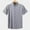 Gray, variant on Eltusu Men's Casual Button Down Shirts, Breathable Short Sleeve Turn Down Collar Stretch Summer Shirts Green Size S-4XL