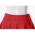 thumbnail image 2 of Urban CoCo Women's Flared Stretchy Mini Skater Skirt（Red, M）, 2 of 7