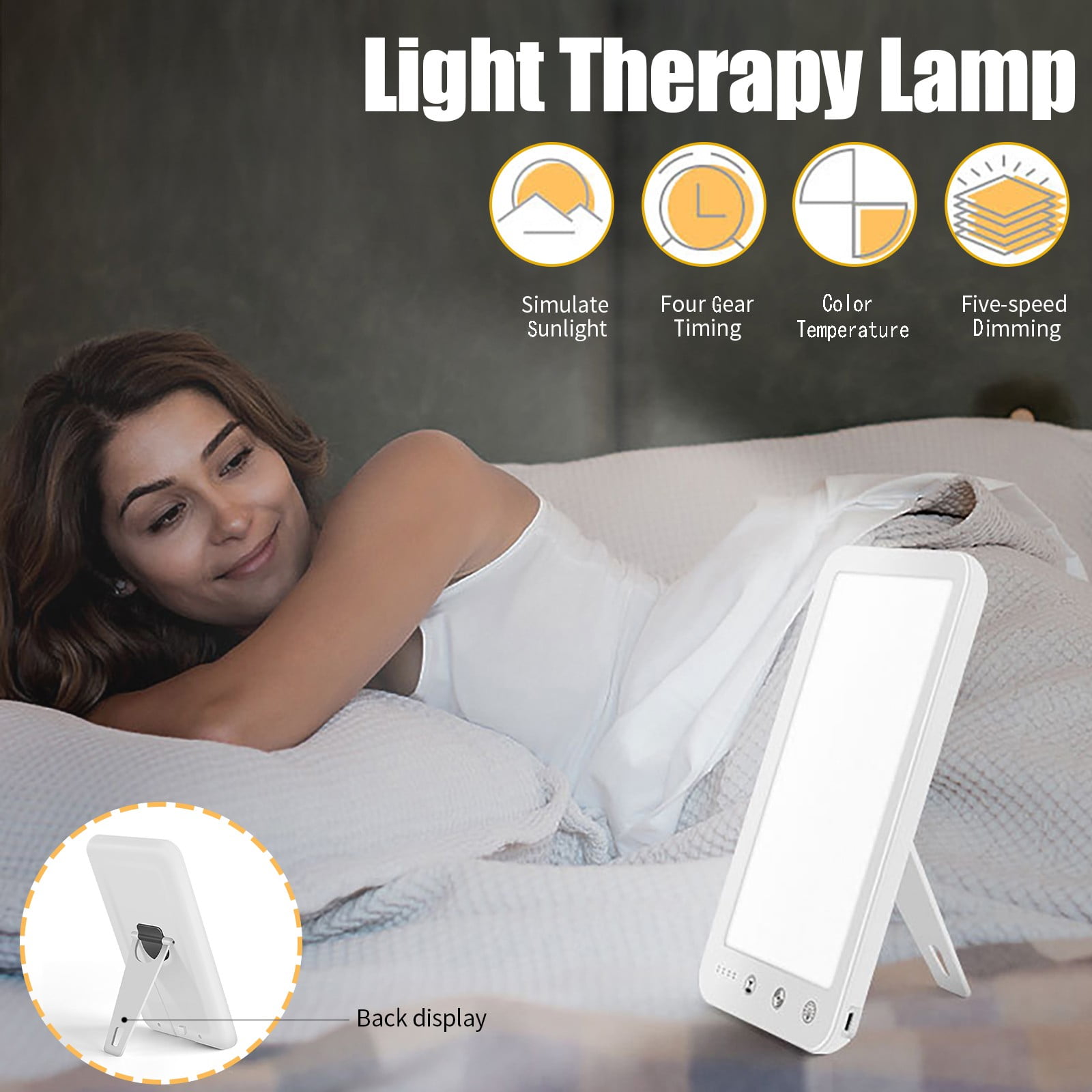 LED Lights for Bedroom Winter Sad Phototherapy Sadness Depression