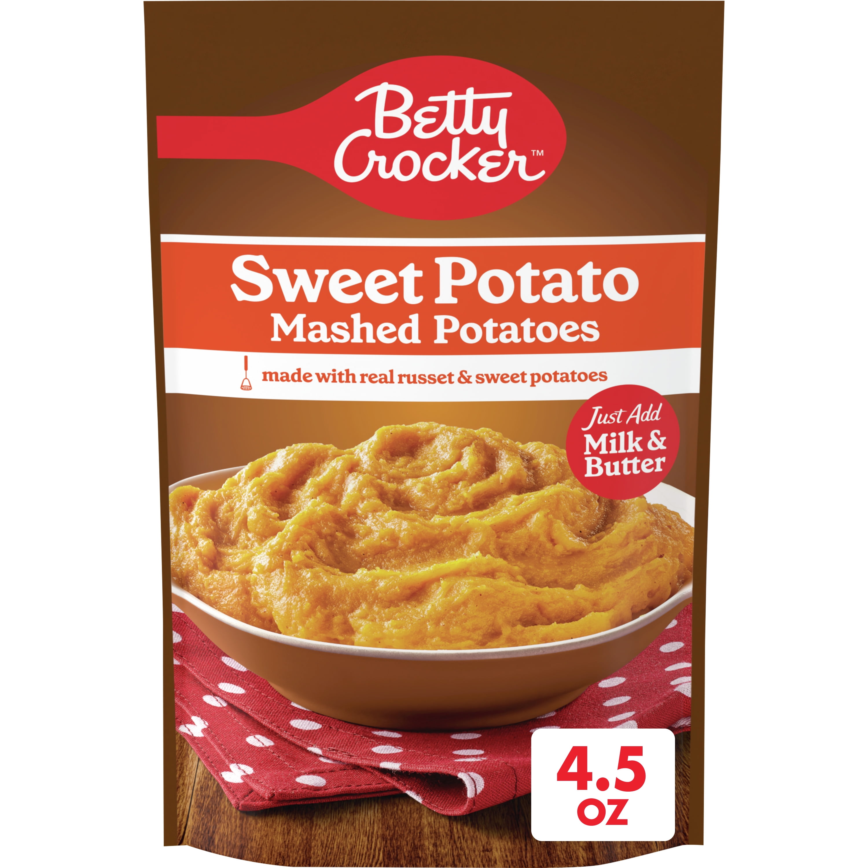 Betty Crocker Four Cheese Mashed Potatoes, 4 ounces - Walmart.com