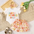 thumbnail image 2 of Gubotare Girl Birthday Outfit Bodysuit Tutu Dress Baby Girl Romper Dress Toddler Solid Color Tulle Skirt Holidays Outfits 0 3 6 9 12 18 24 Months (White,Size 12-18 Months), 2 of 9