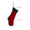 thumbnail image 3 of LanSuare Christmas Stockings Knit, 18Inches Xmas Large Stockings, Red-Green Hanging Stockings Candy Gift Bags for Home Fireplace, Christmas Decoration, 3 of 6