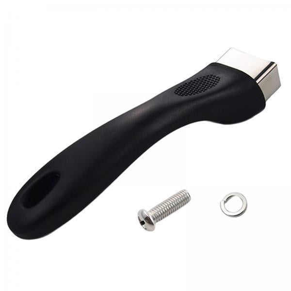 Mango de sartén,Accesorios de mango largo a prueba de quemaduras con asa para olla,Accesorio de repuesto para utensilios de cocina con empuñadura manual,Mango de olla a prueba de quemaduras