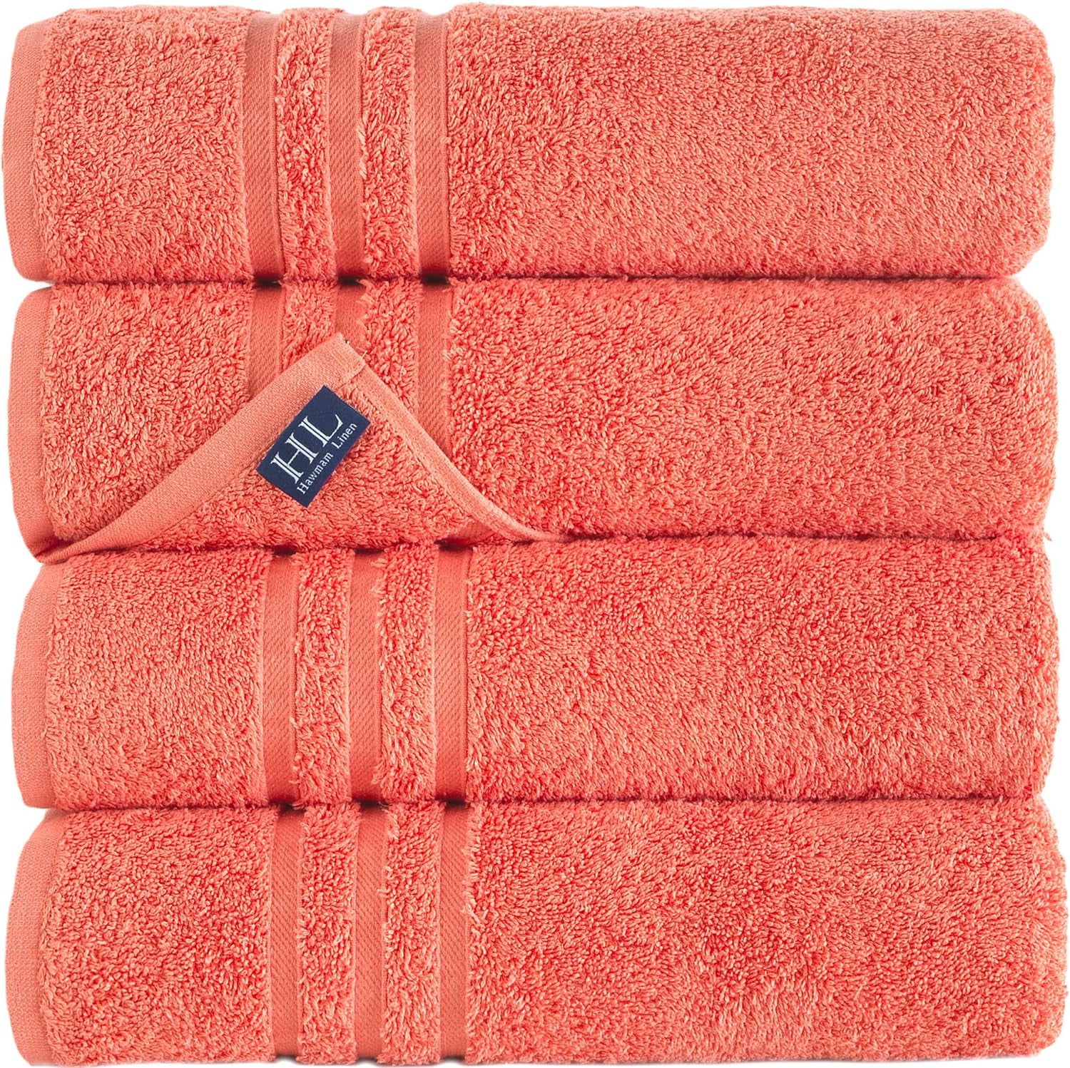 YTYC Towels,29x59 Inch Extra Large Bath Towels Sets for Bathroom 4 Piece  Ultra Soft Quick Dry Towels Bathroom Sets Clearance Prime Fluffy Coral  Waffle