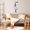 White, variant on Cute Cat Clock With Moving Tail Silent Wall Clock For Cat Lovers Minimalist Design With Swinging Tail Battery Operated Animal Hanging Paper Decorations Christmas Acrylic Stained Glass Hanger