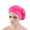 Rose Red, variant on Jiaroswwei Women Solid Satin Stylish Elastic Silk Sleep Hat Hair Care Bonnet Head Lace Wrap