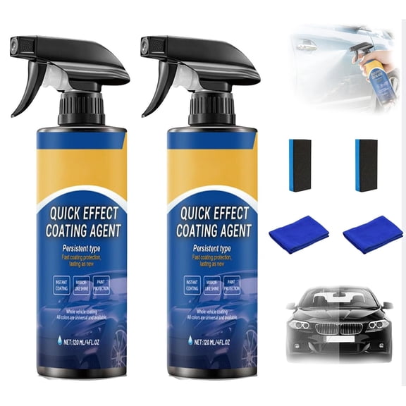 Limax Coating Spray from Germany, Quick Effect Coating Agent for Car, Car Quick-Acting Coating Agent Spray, Car Scratch Wax Polish Sprays Waterless Wash for Shine & Protection (2pcs)