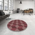 thumbnail image 4 of Ahgly Company Tapis d'Intérieur Rectangulaire Lavable en Machine Rouge Indien Transitionnel, 5 Pieds x 7 Pieds, 4 of 7
