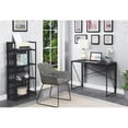 thumbnail image 4 of Pemberly Row Folding Four-Tier Bookshelf in Black Wood Finish, 4 of 11