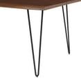 thumbnail image 6 of 74 Inch Dining Table, Brown Black, Wood, Rectangular, Mid Century Kitchen Cafe Bistro Hospitality Restaurant, Modern Contemporary HB34392, 6 of 10