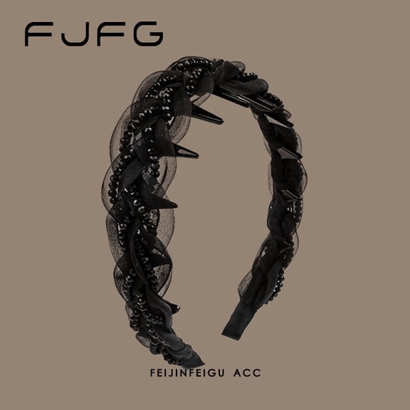 Princess of Paris hair bands female upgraded version of the wide side of the high skull top twist braid hair bundle non-slip wash face pressure hair headband new!