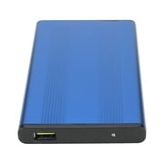 Hard Drive Enclosure, 2.5in USB 3.0 to HDD SSD Case Aluminum Alloy Shell 5Gbps Transfer Speed with LED Indicator for OS X Vista