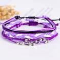 thumbnail image 4 of Bohemian Friendship Bracelet Set Beach Waterproof String Ocean Surfer Beaded Jewelry Adjustable Braided Rope String Cactus Bracelets Boho Stretch Handmade Woven Bracelets for Teen, 4 of 5