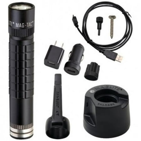 - LED Magtac Rechargeable Flashlight - 533-Lumens, Plain Bezel