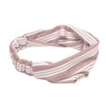 thumbnail image 3 of Unique Bargains 1 Pc Headband Stripes Wide Fabric Hairband for Women Pink, 3 of 5