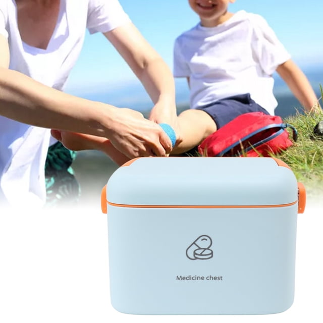 Box, Medicine Case With Handle, Storage Large Space Multi Functions Life Convenient Suitable For Travel And Home Use