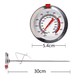 thumbnail image 2 of Termómetro para alimentos de acero inoxidable de alta temperatura, 2 of 5