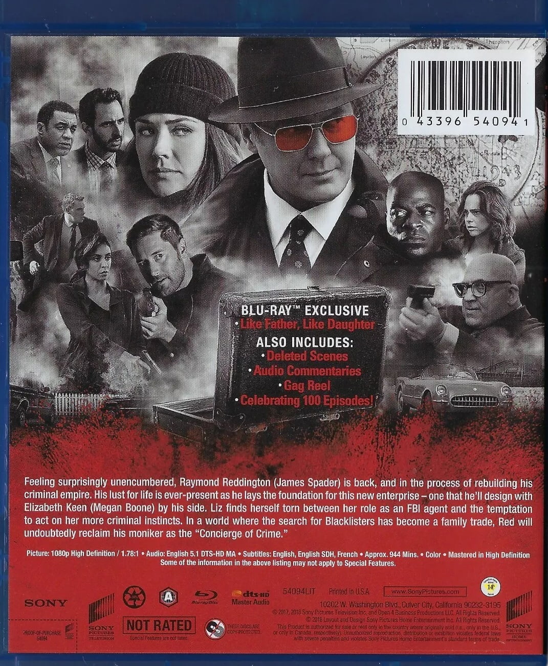 ブラックリスト ブラックリスト シーズン5 DVD コンプリートBOX DVD シーズン5 DVD コンプリートBOX(初回