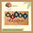 thumbnail image 2 of Felpudo navideño Luxurux Premium, absorbente de fibra de coco, antideslizante, 2 of 7