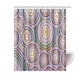 thumbnail image 1 of ABPHQTO Anillos Retro Baño Tela Impermeable Cortina de Ducha 150x180 cm, 1 of 2