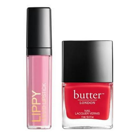 butter LONDON - Pink Pops Lips and Tips Set - Walmart.com