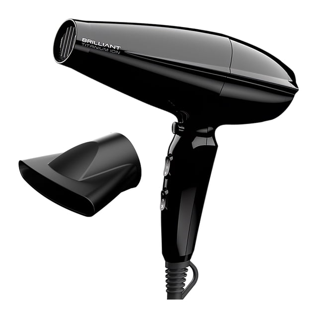 Secadora de Cabello Gama Italy Brilliant Titanium Ion 1900W Negro