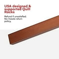 thumbnail image 6 of Precision Quilting Tools Quilt Hanger Rack, Dark Stained Wood 60, 6 of 6