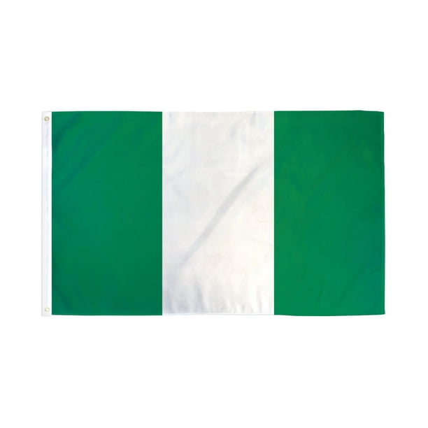 Bandera AZ FLAG Nigeria 150x250 cm - Poliéster 100D