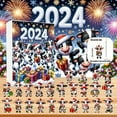 thumbnail image 1 of Decoraciones de Halloween, Calendario de Adviento de 2024, Calendario de Adviento de Navidad de 24 días, Adornos navideños de vaca, Colgantes, Figuras y accesorios de vaca para puerta, 1 of 8