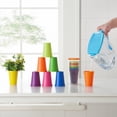 thumbnail image 4 of 7 vasos de plástico reutilizables de PP resistentes a roturas, aptos para lavavajillas, color arcoíris, 4 of 8