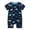 Dinosaur-Blue, variant on Beilxfa Infant Baby Boys Short Sleeve Romper Newborn Cotton Two Way Zipper Jumpsuit Toddler Summer Bodysuit 3M-3T