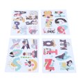 thumbnail image 2 of Mgaxyff 4Pcs ABC Stickers Alphabet Decals 26 English Alphabet Cartoon Cute Animal Alphabet Wall Decal For Baby Room Kindergarten,ABC Stickers Alphabet Decals, 2 of 8