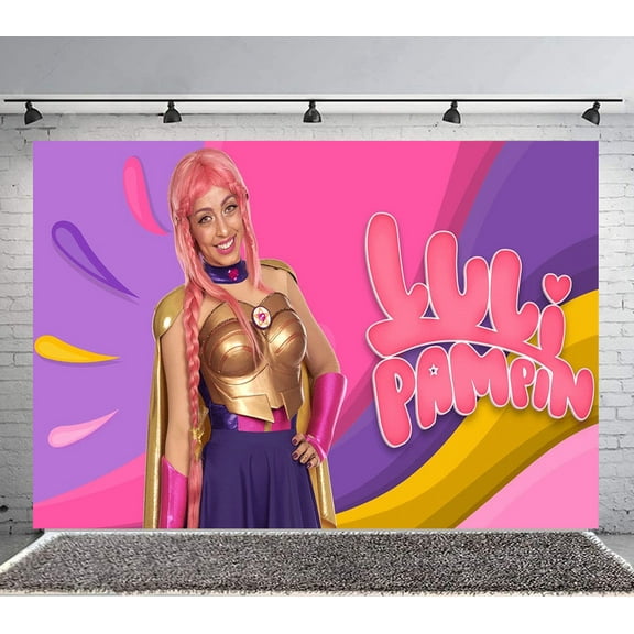 Luli Pampin Backdrop Banner Party Supplies Poster Movie Theme Background for Photography Birthday Decorations