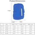 thumbnail image 3 of Waterproof Rain Cover For Backpack, Reflective Rucksack Rain Cover For Anti-Dust/Anti-Theft/Bicycling/Hiking/Camping/Traveling/Outdoor Activities, 3 of 4