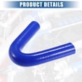 thumbnail image 6 of 16mm 0.63" 135 Degree Elbow Silicone Reducer Hose Pipe Bend Turbo Water Intercooler Blue, 6 of 6